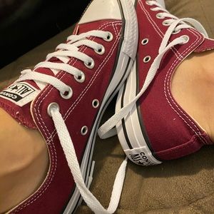 Converse All Star for women red wine color